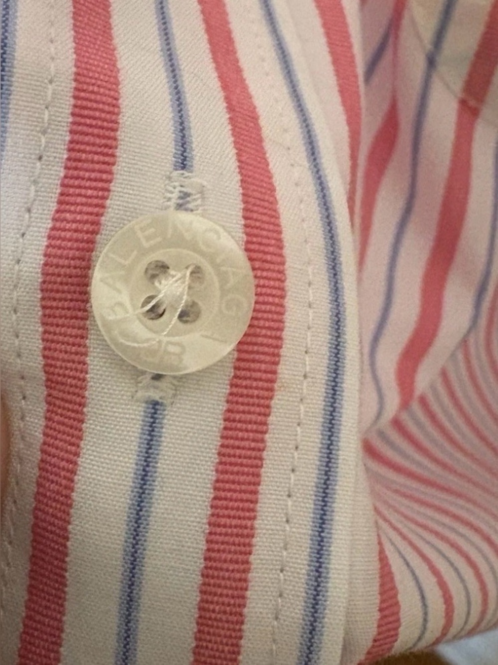 90s Balenciaga Archive Striped Short Sleeve Button Up Shirt Nicolas Ghesquiere - Picture 5 of 13